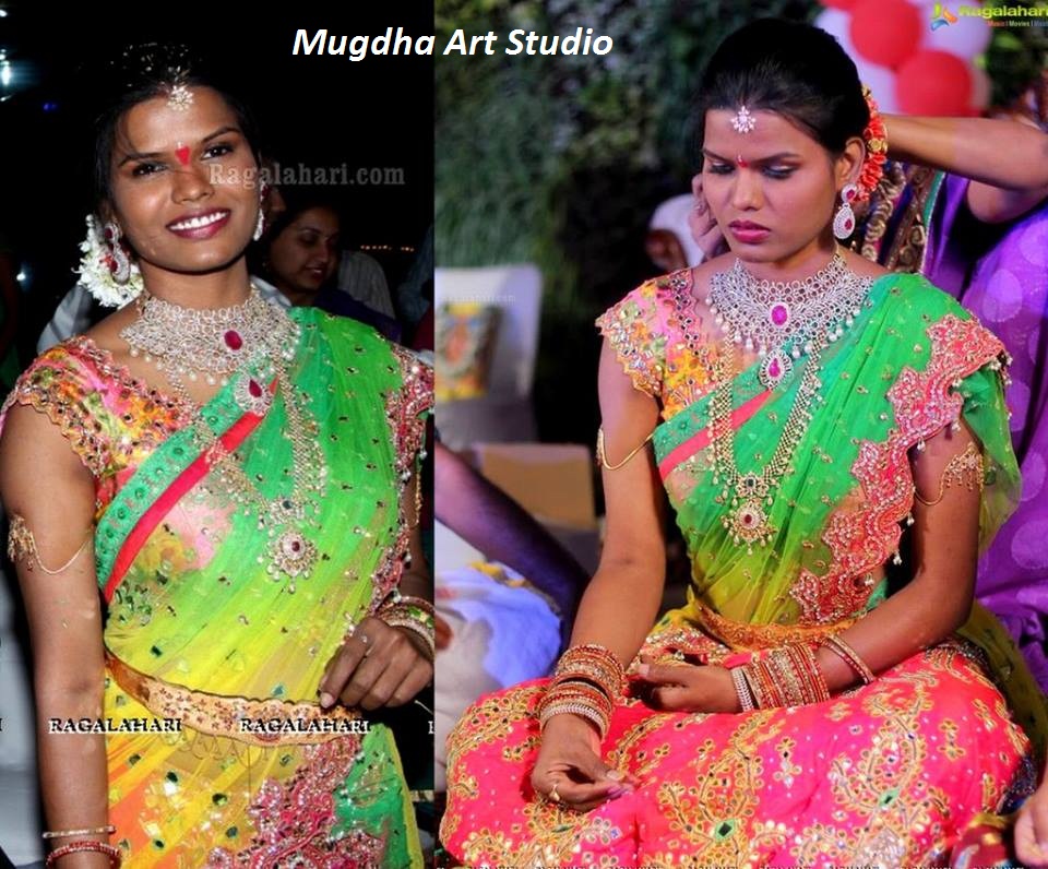 Rich Yellow Work Salwar by Mugdha  Indian Dresses