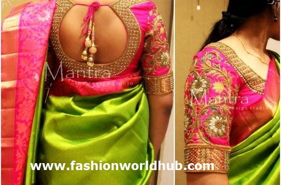 Saree blouse design patterns- Stylish