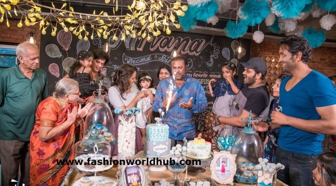 Image result for lakshmi manchu daughter 2nd birthday photos