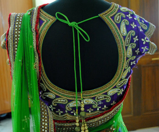 back neck blouses ~ Fashion Trends ~ – South India Fashion