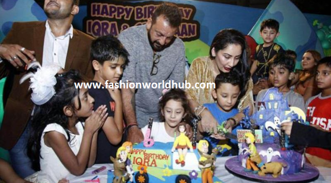 Sanjay Dutt’s twin children birthday celebration photos!