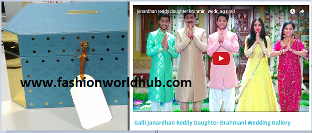 LCD Wedding Card !! -BJP Leader Gali Janardhan daughter wedding card! Cost INR 6000 Rs