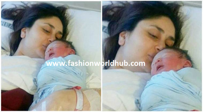 Kareena kapoor first click with her baby boy!