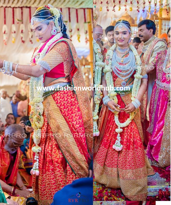 bridal saree -fashionworldhub