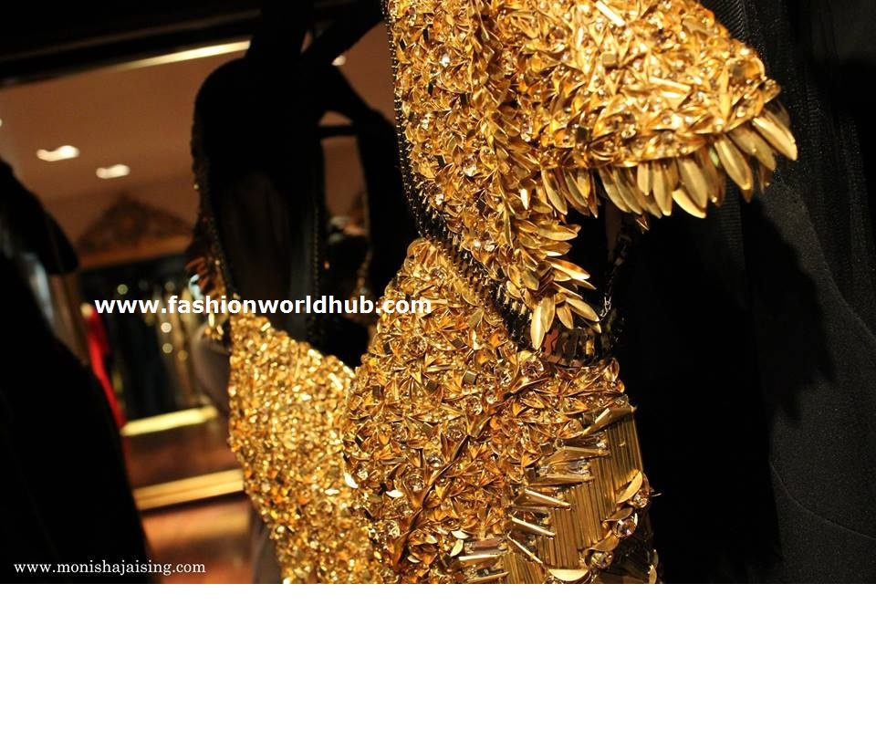 gold blouse