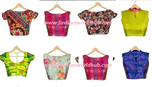 30 Stunning blouse neck patterns ~ Fashionworldhub~