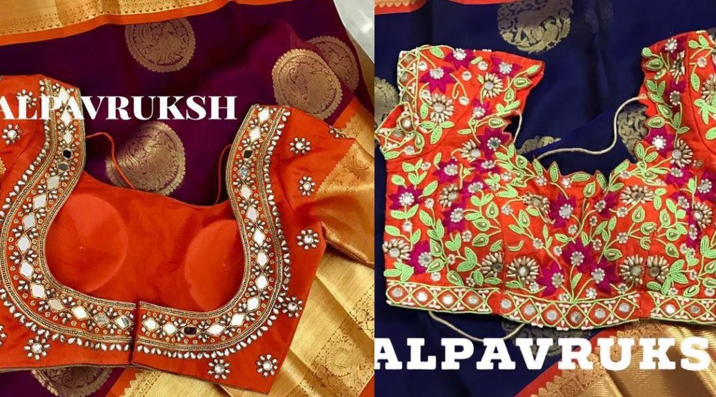 Kanjeevaram saree & designer blouses - Kalpavruksh | Fashionworldhub