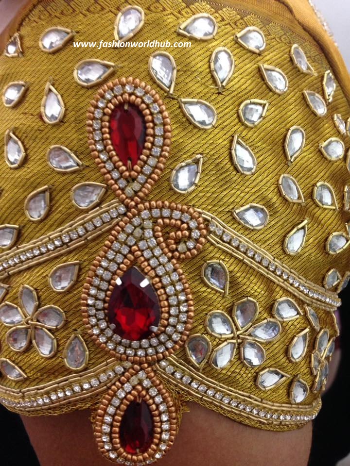 kundan blouse designs