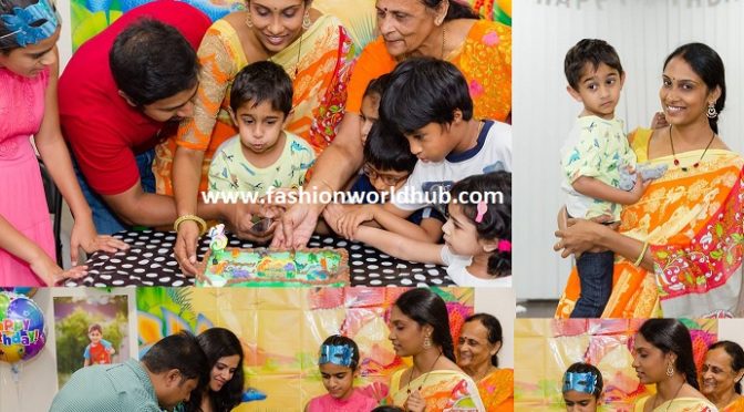 Singer Anjana son Birthday celebration photos!