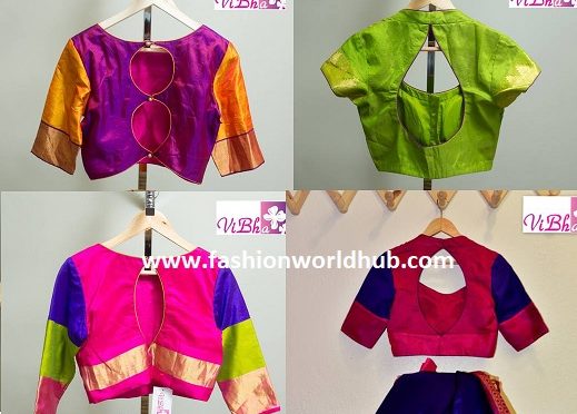 Simple blouse designs by Vibha