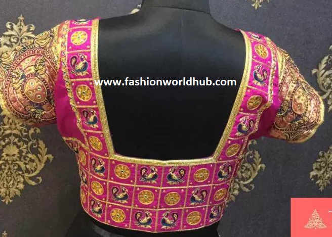 Latest Maggam work blouse designs | Fashionworldhub