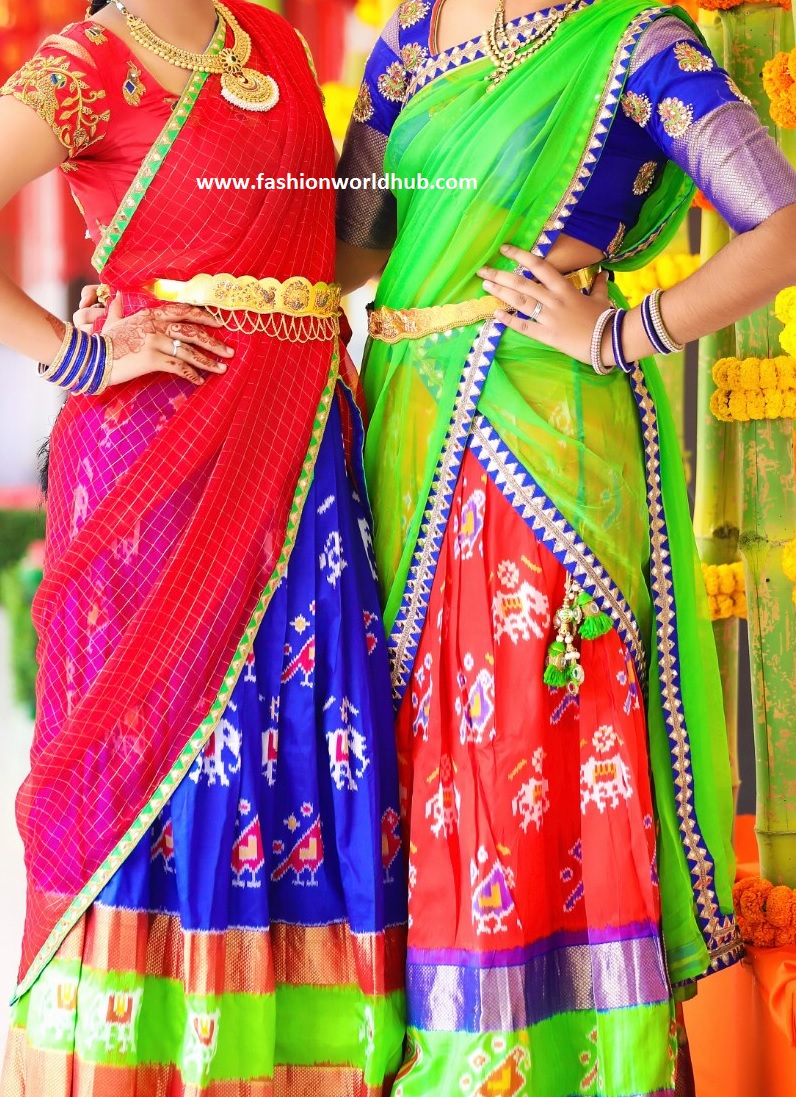 Trending Ikkat Pattu Outfits To Flaunt In Wedding Parties Fashionworldhub Buy the finest pochampally ikkat silk sarees online in usa, uk, canada available in various colors and designs. trending ikkat pattu outfits to flaunt