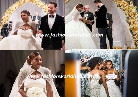 Tennis Star Serena Williams & Alexis Ohanian wedding photos!