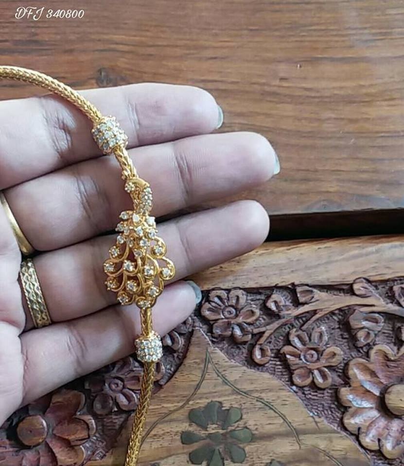 One gram gold Mugappu chains with Side pendent | Fashionworldhub