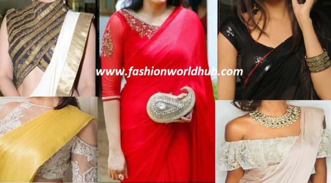 Blouse Choices For Plain Sarees for Ultimate look.