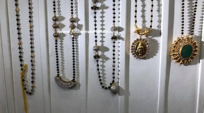 20 Gold black beads designs