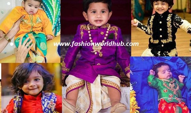 Traditional Designer kids wear for baby boy.