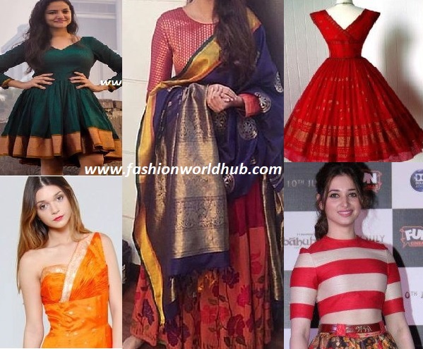Saree Exotica Wedding Wear Trendy Readymade Partywear Silk Gown