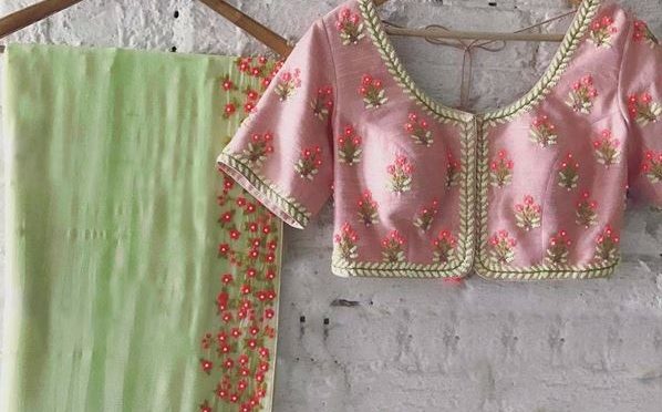 10 Designer Saree & Designer blouses ( Buy online )