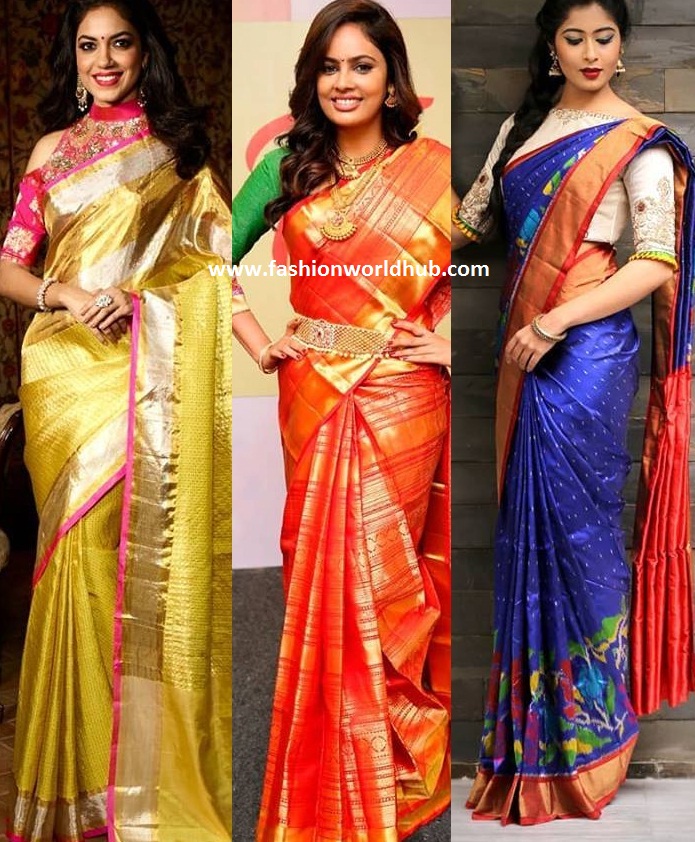 Latest Kanchi Pattu Sarees By Trisha Trends Fashionworldhub