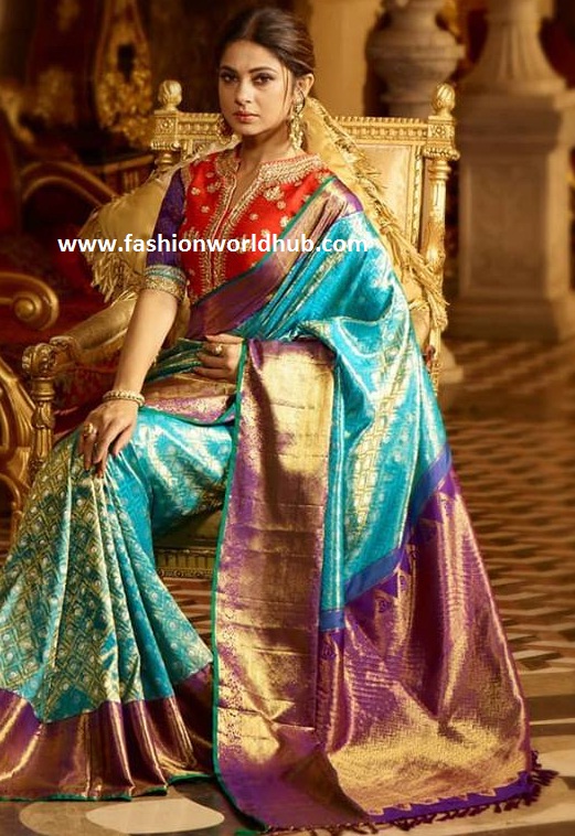 Kanchi Pattu Sarees by Kalpavruksh – South India Fashion | India fashion,  Saree, Bridal saree