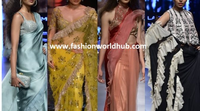 Must Try Ruffled Sarees