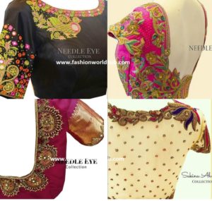 Mind blowing Bridal Embroidery Blouse Designs By “Needle Eye ...