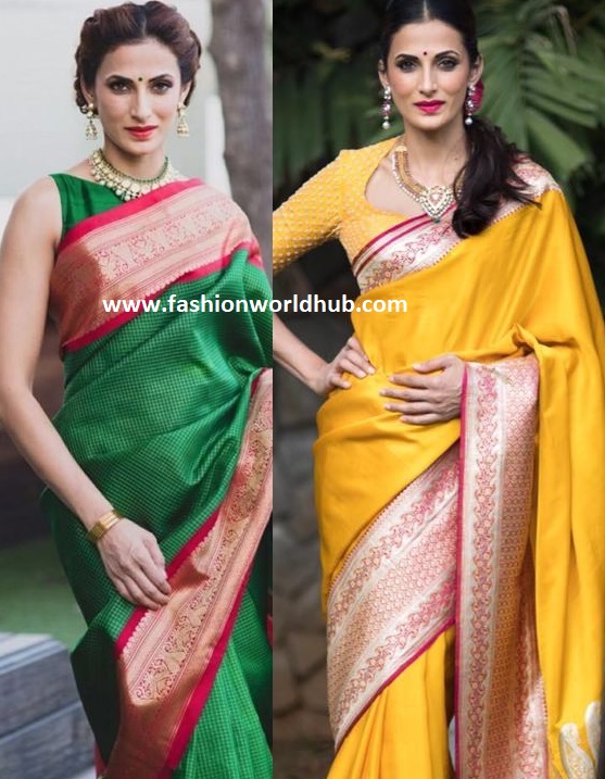 How to wear Sarees Pallu in different styles. | Fashionworldhub