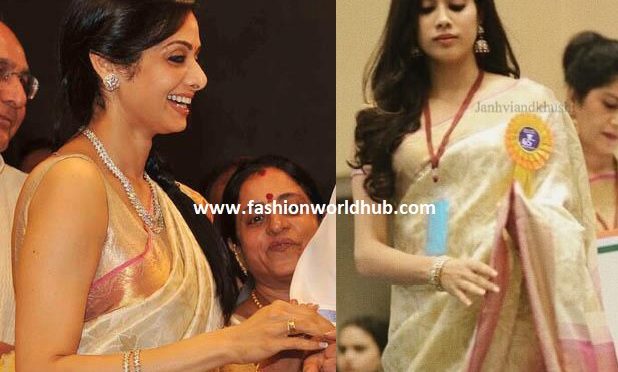 National Film Awards: Janhvi Kapoor wears Sridevi’s saree to receive late mother’s Best Actress award