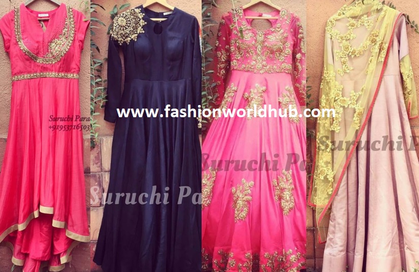 Classic Anarkali Collections by Suruchi Parakh couture | Fashionworldhub