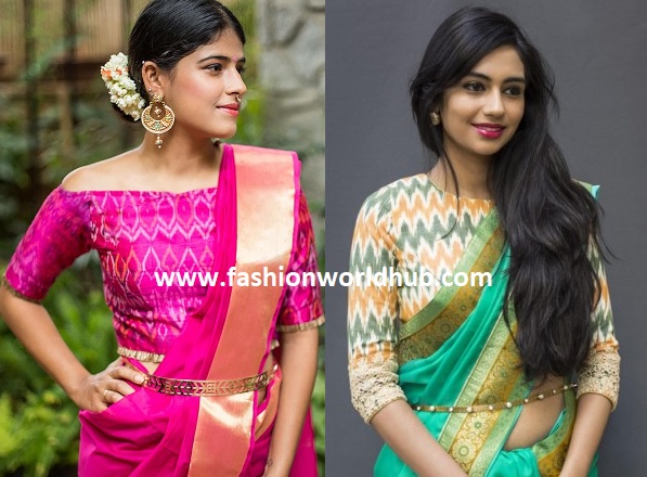 Buy Patan Patola Silk Saree Blouse Designs Online – Sunasa
