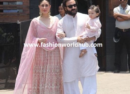 Kareena Kapoor, Saif Ali Khan & Taimur attended Sonam Kapoor’s Wedding