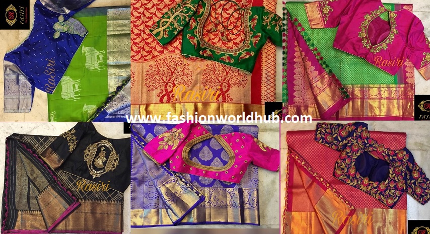 About latest blouse designs for sarees - siri designer collections