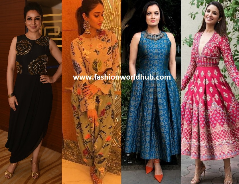 Celebrity Style: Indo Western Party Dresses | Fashionworldhub