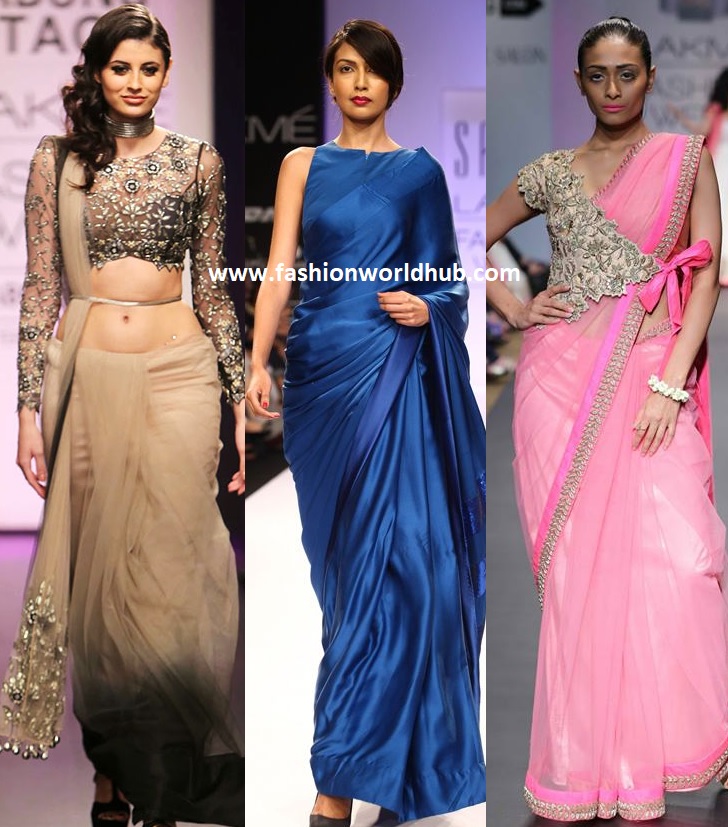 Celebrities Trend - Plain Saree- Simple yet trend Setting attire ...