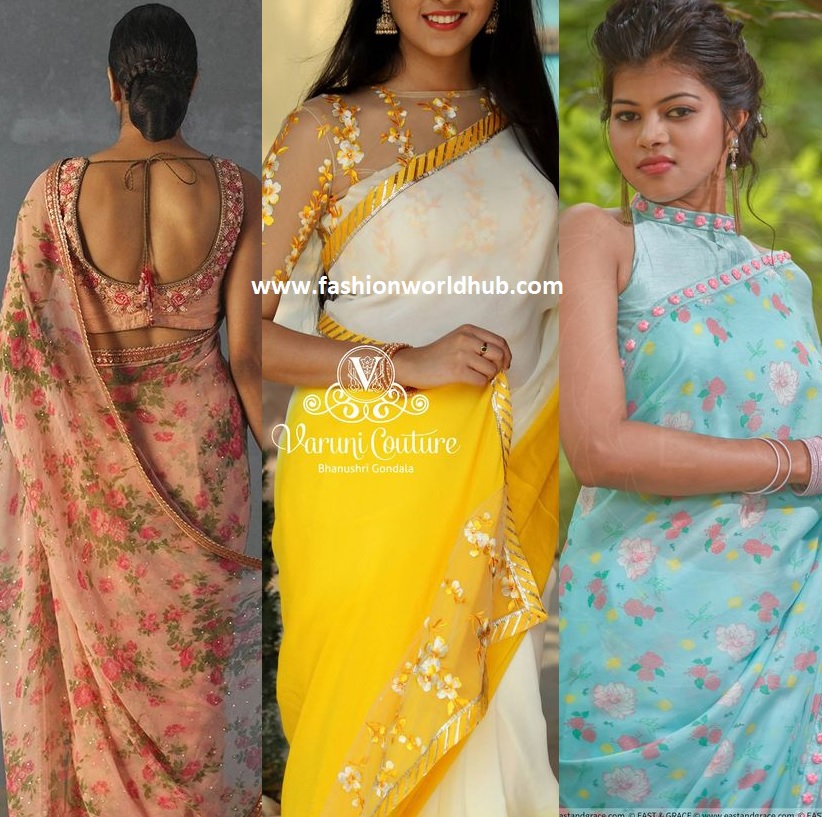 Chiffon sarees the unparallel material with an ultimate Grace for All ...