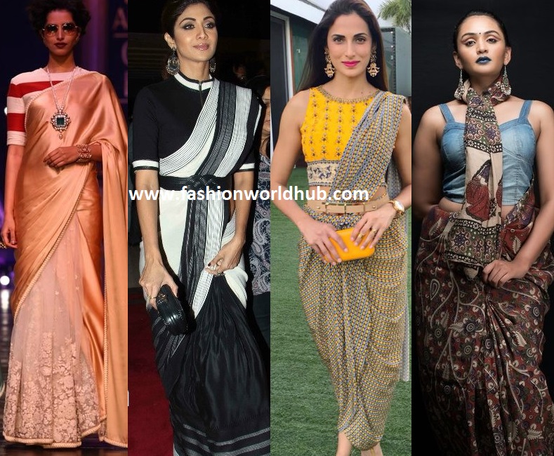 stitched saree1 | Fashionworldhub