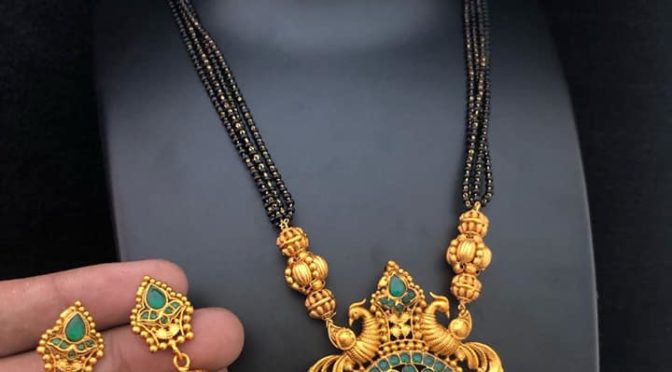 One gram gold Mangalsutra designs!