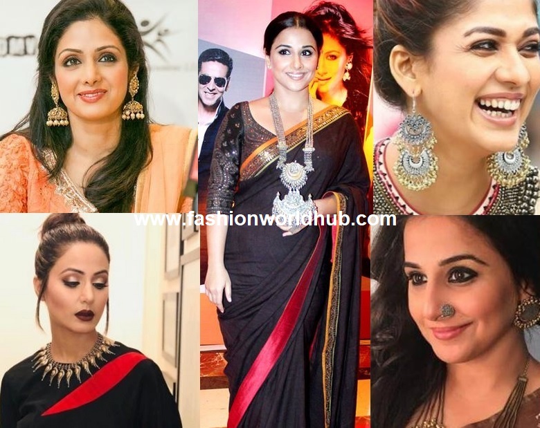 Which type of earrings go with this saree  Quora