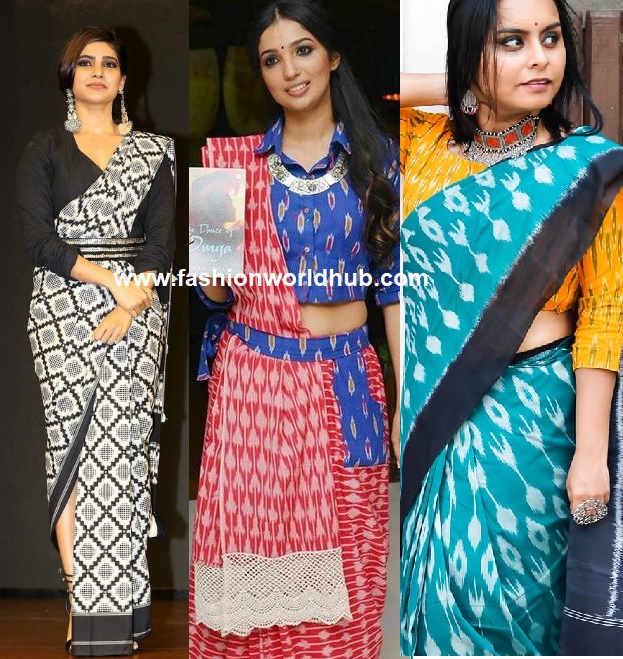 Buy Traditional Telia Rumal Pochampally Woven Double Ikat Handloom Pure  Cotton Saree Online at iTokri.com - iTokri आई.टोकरी