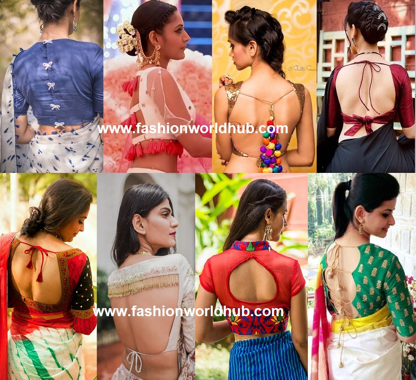 Check out these Backless Blouse Designs that are sure to turn some