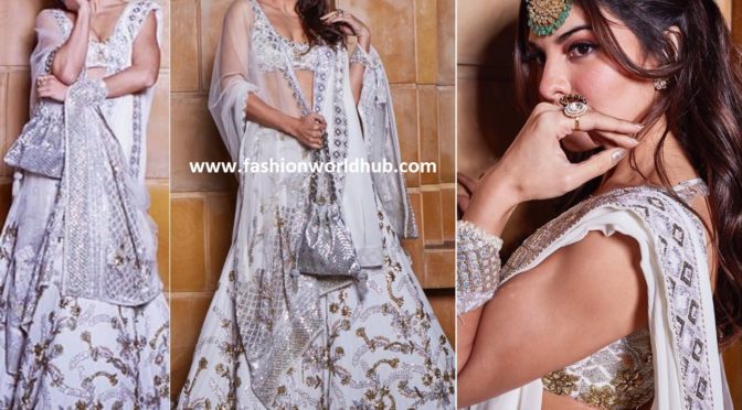 Jacqueline Fernandez in Manish Malhotra at Isha Ambani’s Pre-wedding event!