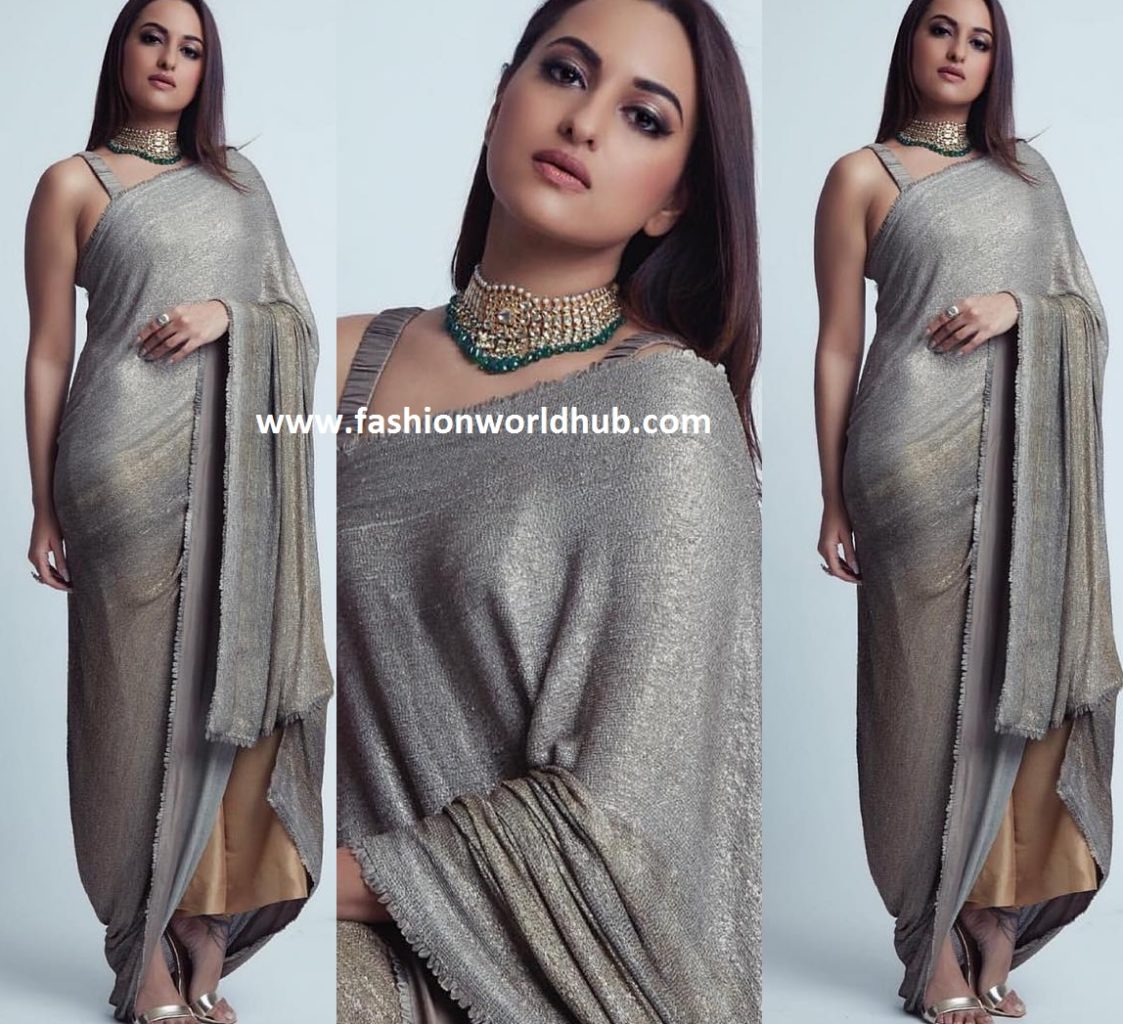 Sonakshi Sinha In Anamika Khanna Fashionworldhub