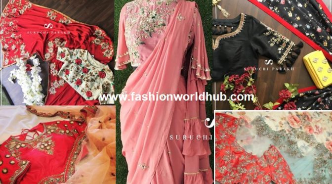 Mind blowing designer sarees by Suruchi Parakh Couture!
