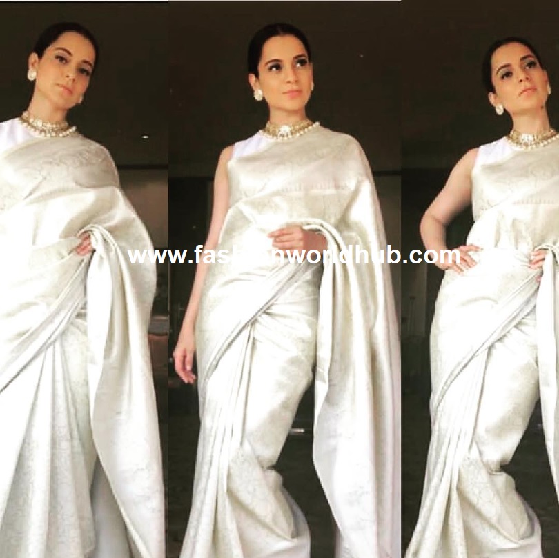 Kangana Ranaut in Madhurya creations! | Fashionworldhub