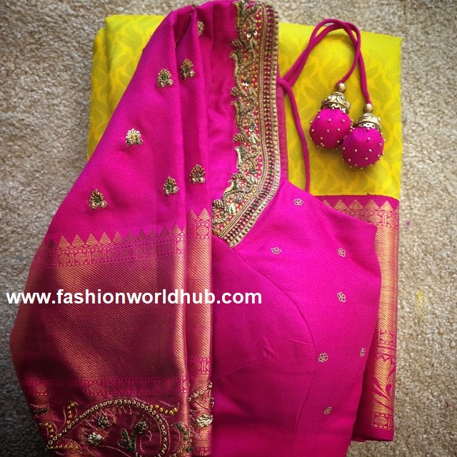 Mind blowing Pattu Saree Blouse Designs By Prathiksha! | Fashionworldhub