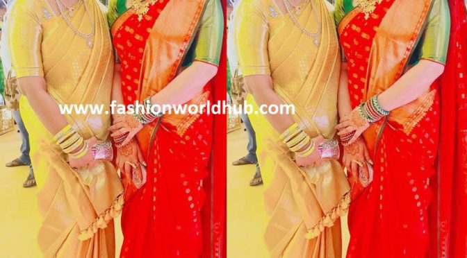 Pritha hari and Sridevi vijaykumar at Soundarya rajinikanth wedding!