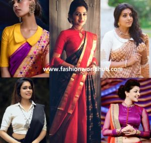 Collar Blouse Designs: The Unlimited Indo- Western look. | Fashionworldhub