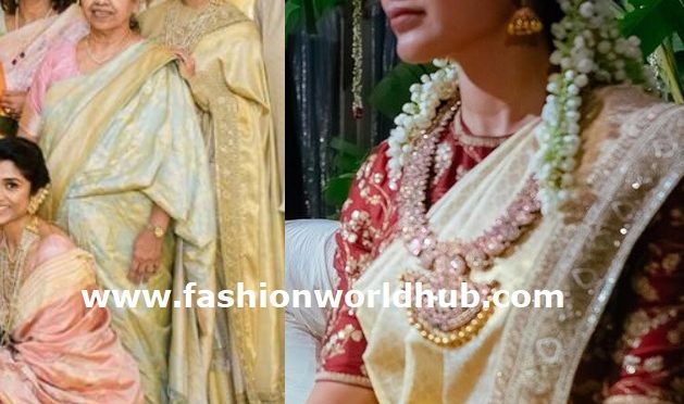 Samantha Akkineni Repeated her wedding saree at Ashritha Daggubati’s wedding!