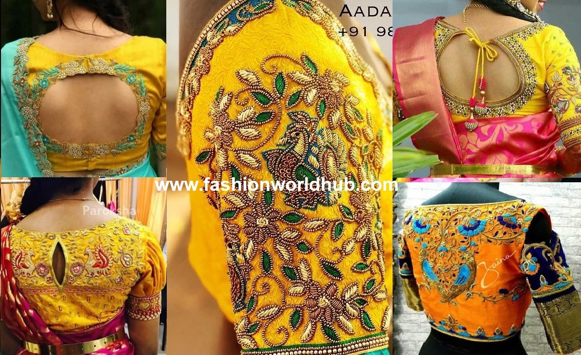 The auspicious yellow blouse can never go wrong | Fashionworldhub